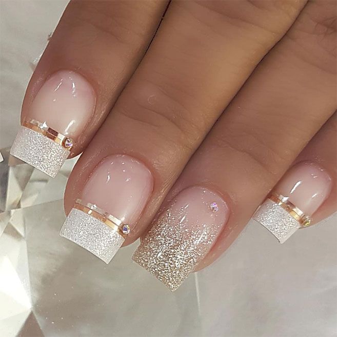 Unhas de noivas: lindas e delicadas inspiraes