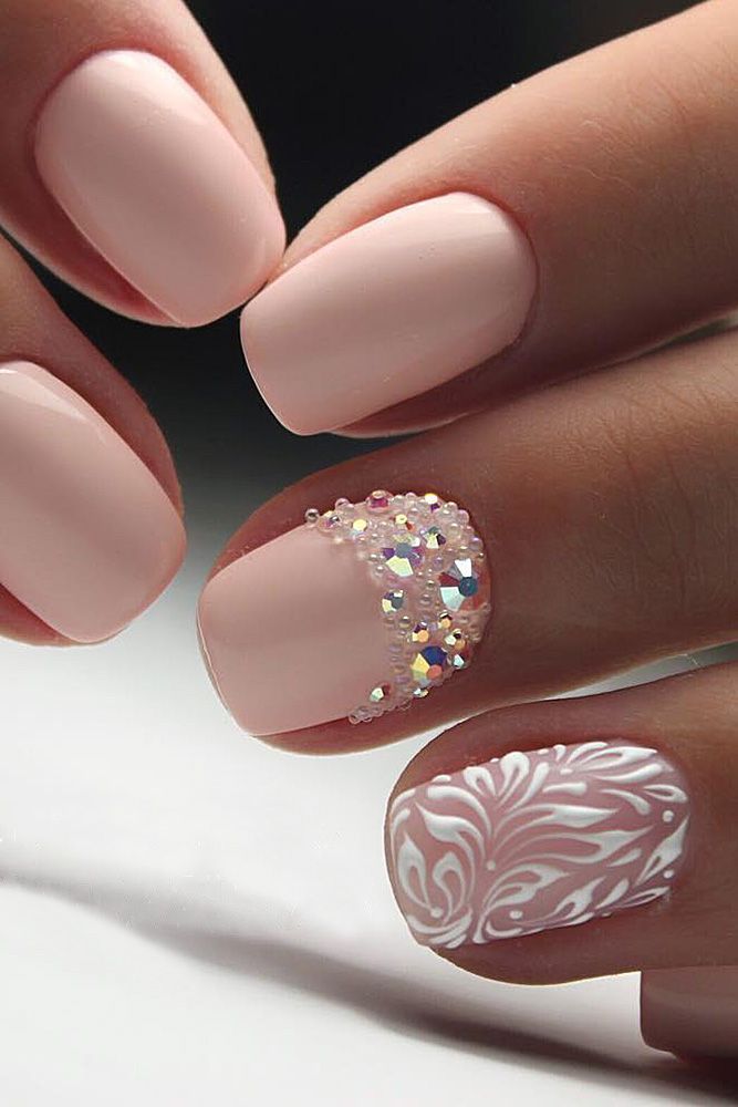 Unhas de noivas: lindas e delicadas inspiraes