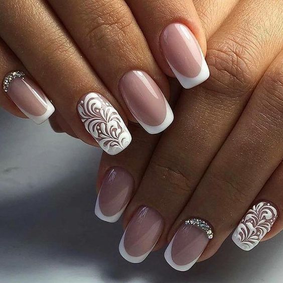 Unhas de noivas: lindas e delicadas inspiraes